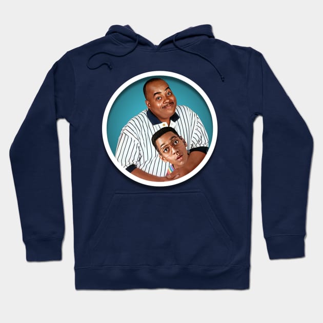 Family Matters - Steve and Carl Hoodie by Zbornak Designs